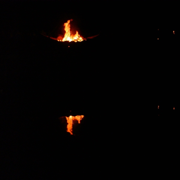 Amlwch 2004 (Gorm) burning boat reflection 2.jpg